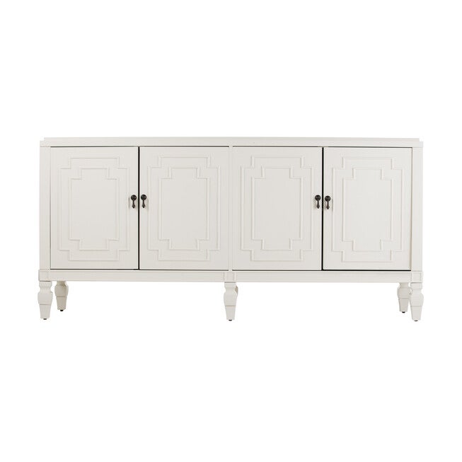 Tropman Antique White Low-Profile Accent Cabinet, , alternate image number 1