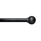 Heritage Windsor Window Curtain Rod Set Window, BLACK, hi-res image number null