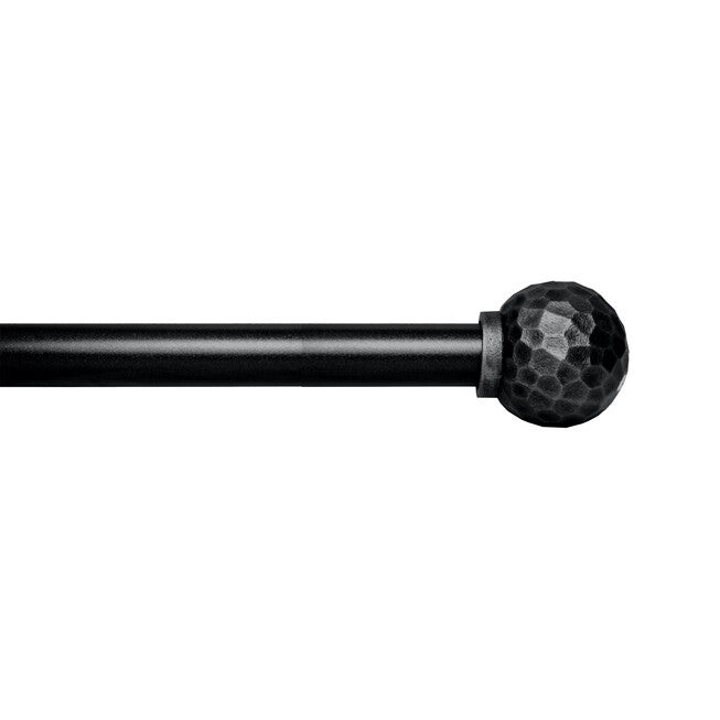 Heritage Windsor Window Curtain Rod Set Window, BLACK, hi-res image number 0