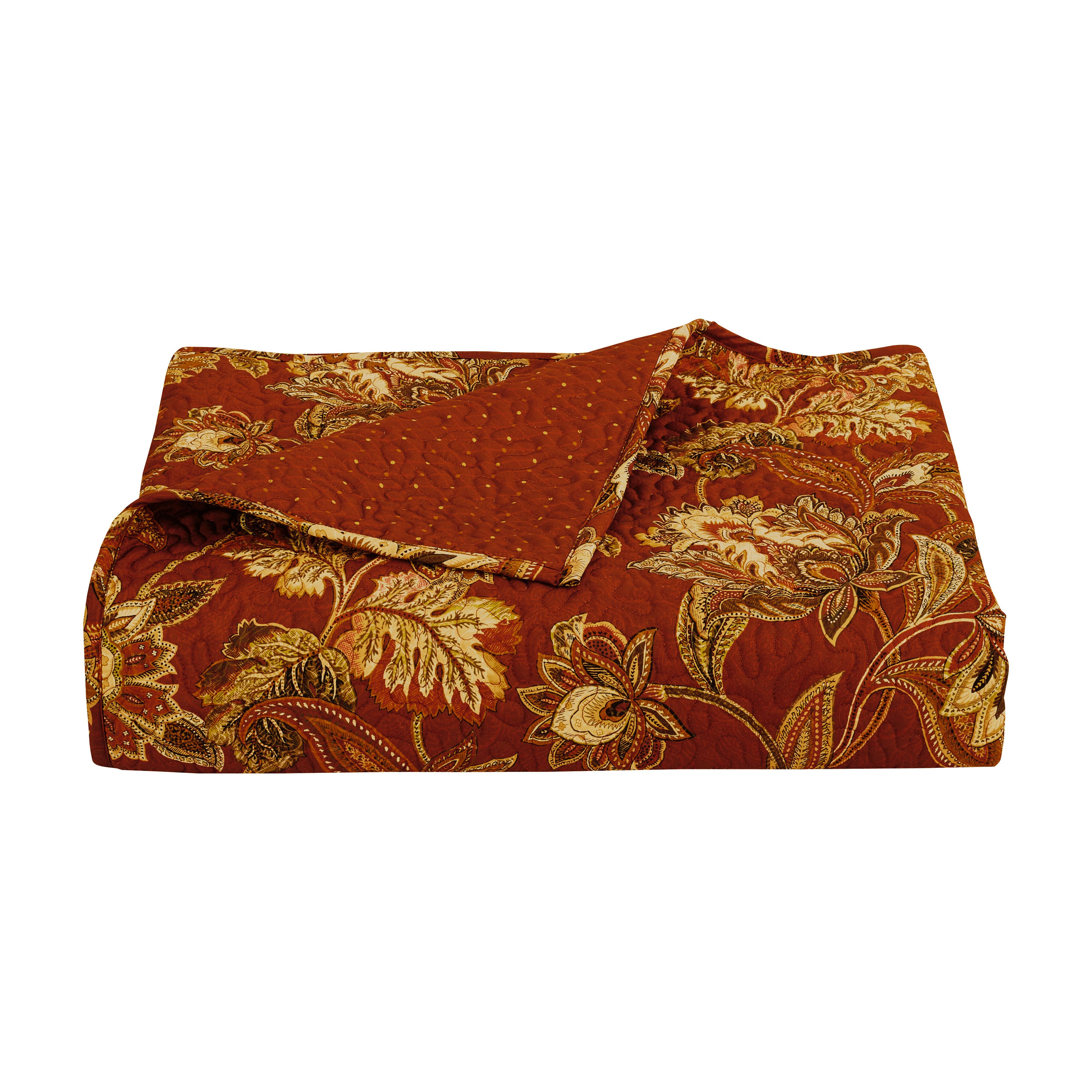 Montecito Red 3 Piece Quilt Set, RED, alternate image number 2