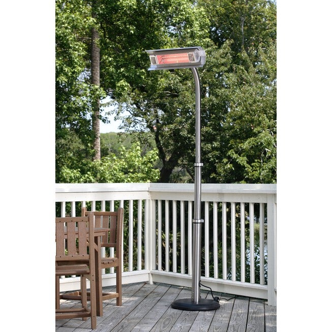 Stainless Steel Telescoping Offset Pole Mounted Infrared Patio Heater, , alternate image number 2