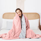 Crystal 15lb Reversible Cooling Weighted 48x72 Blanket with Removable Cover, , alternate image number null