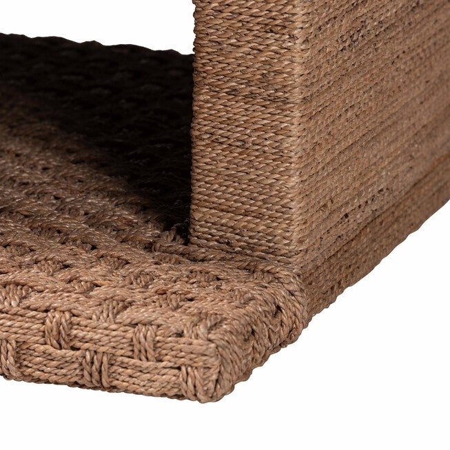Rhinos Handwoven Seagrass Coffee Table, LIGHT BROWN, alternate image number null