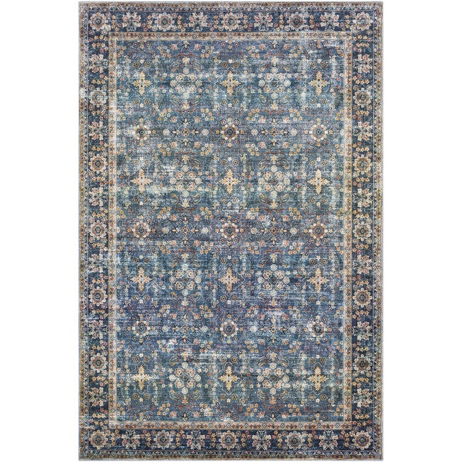 Erin Rug 8 feet 10 inches x 12', TEAL, hi-res image number 0