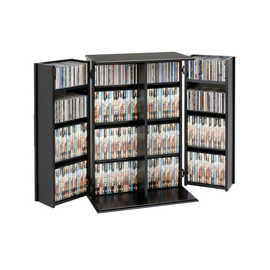 Locking Media Storage Cabinet with Shaker Doors, , alternate image number null