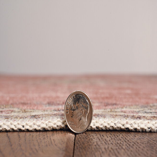 Washable Blanton Pink/Ivory Rug, , alternate image number 2