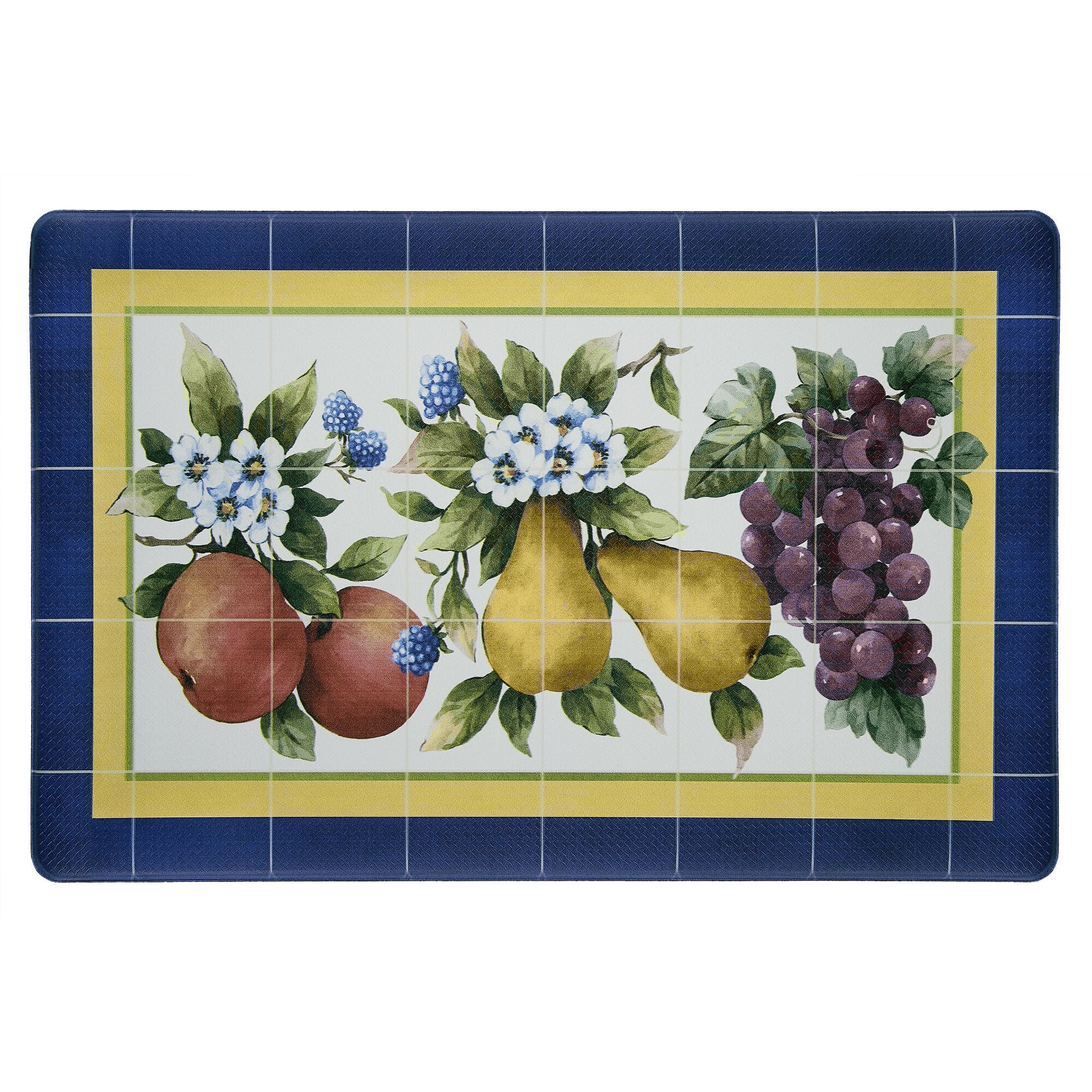 Fruity Tiles 18-in. x 30-in. Anti Fatigue Mat, MULTI, hi-res image number 0