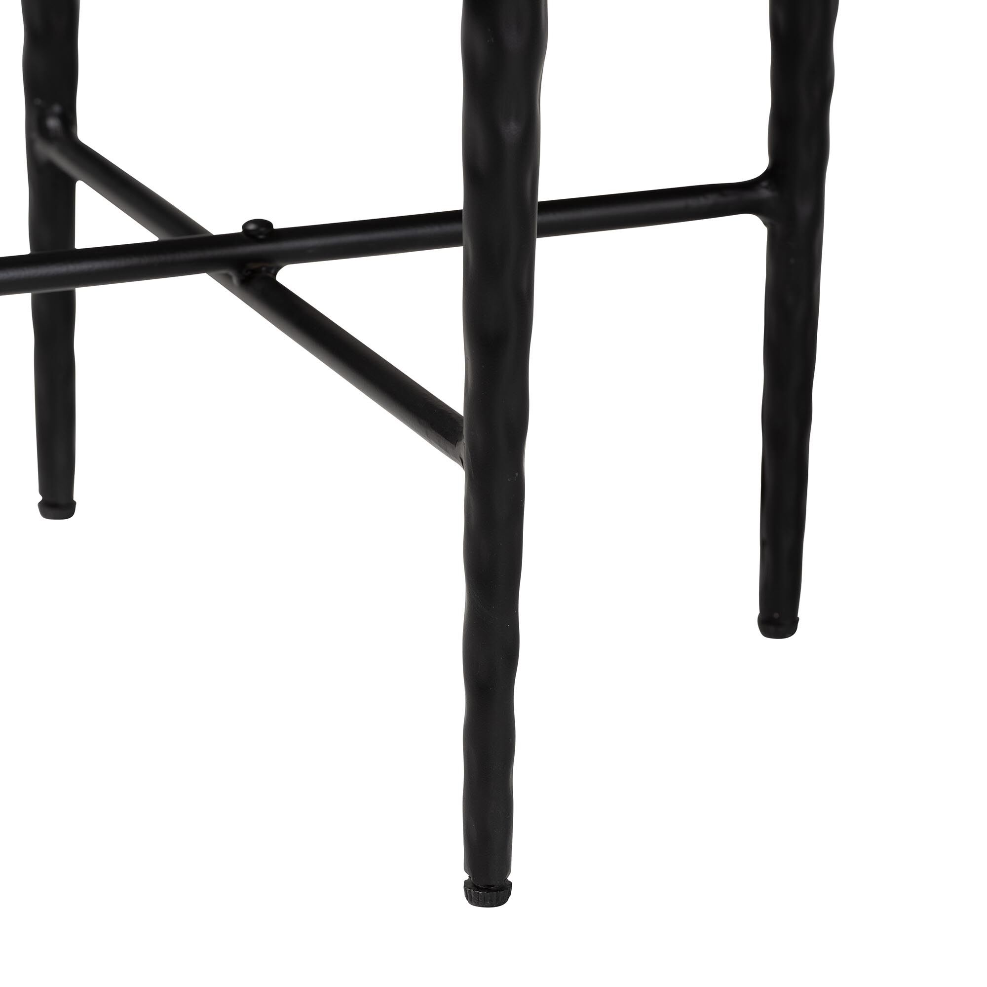 Caledon Marble Side Table, WHITE, alternate image number 4