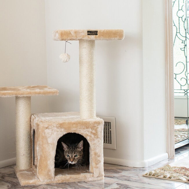 Classic Real Wood 32 inches Cat Tree, , alternate image number null