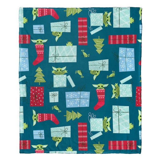 Star Wars: The Mandalorian Best Present Ever Silk Touch Throw Blanket, , on-hover image number null