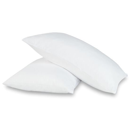 All-In-One Performance Stretch Moisture Wicking Pillow Protector 2-Pack, Standard/Queen, WHITE, hi-res image number null