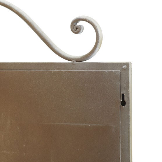 White Farmhouse Abstract Metal Wall Décor, , on-hover image number null