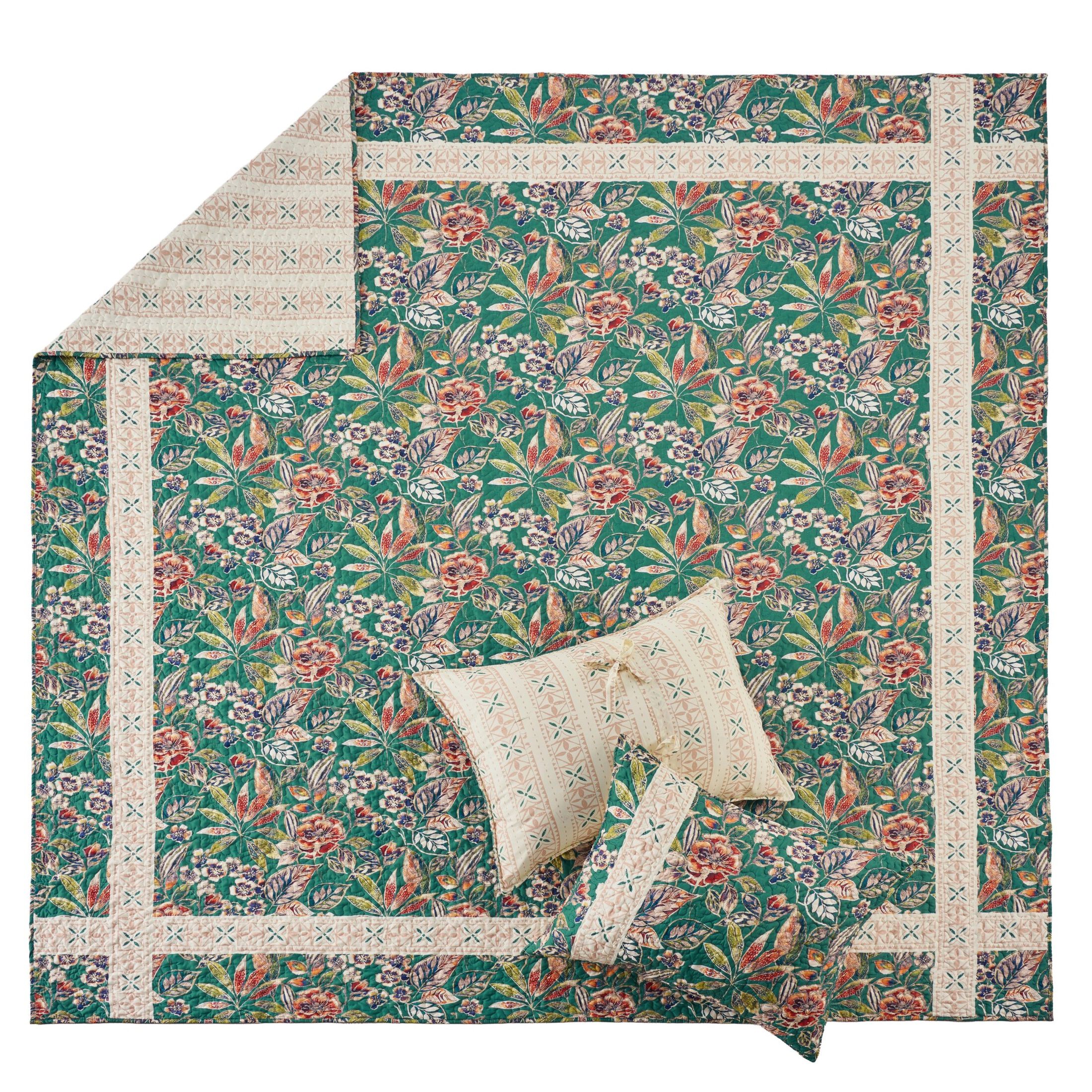 Kaia Tropical Botanical Quilt Set, MULTI, alternate image number 2