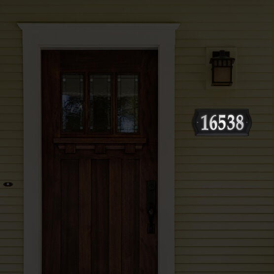 Nite Bright Ashland Reflective Address Numbers Sign, , on-hover image number null