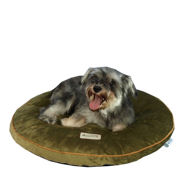 Poly Fill Dog Cushion Bed Pad, Mocha, , on-hover image number 1