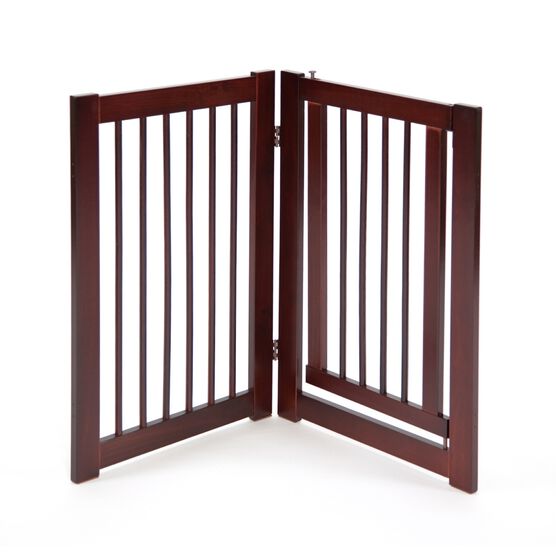 360 Configurable Pet Gate Extension Kit with Door, WALNUT, hi-res image number null