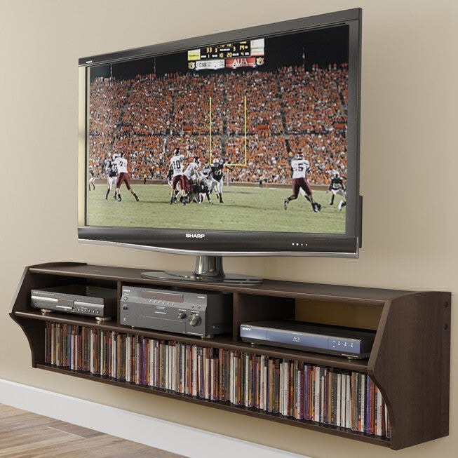 Altus Plus 58 inches Floating TV Stand, EXPRESSO, hi-res image number null