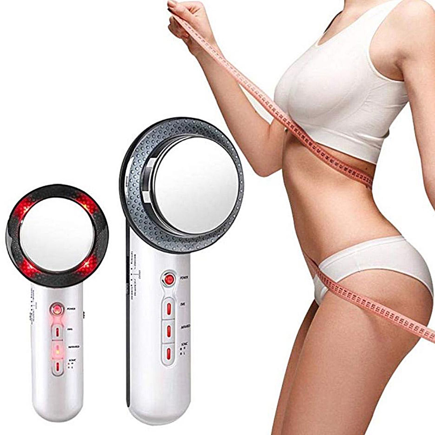 Ultrasonique 3 In 1 Cavitation Slimming Device W/ Conductive Gel Beauty Tools, , alternate image number 4