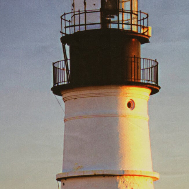 Photo Real Lighthouse Light Filtering Pole Top Curtain Pair, , alternate image number null