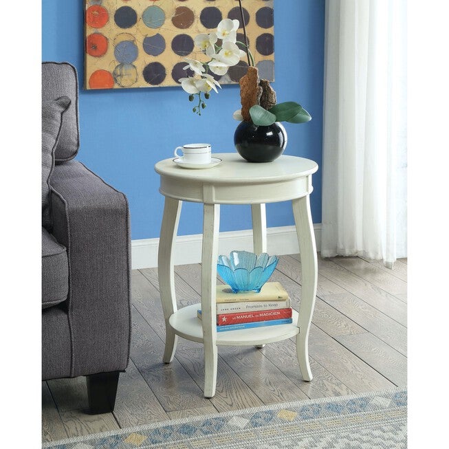 Accent Table Living, ANTIQUE WHITE, hi-res image number null