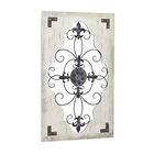 Cream Rustic Ornamental Wood Wall Décor, , alternate image number null