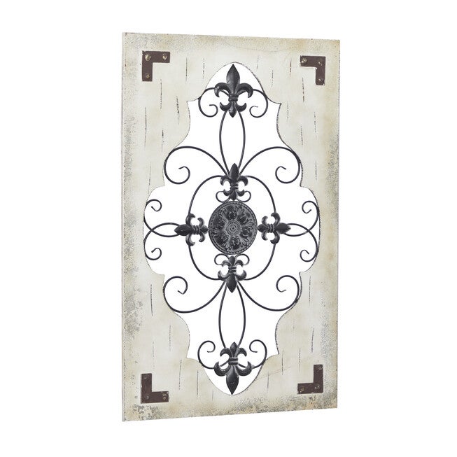 Cream Rustic Ornamental Wood Wall Décor, , alternate image number 4