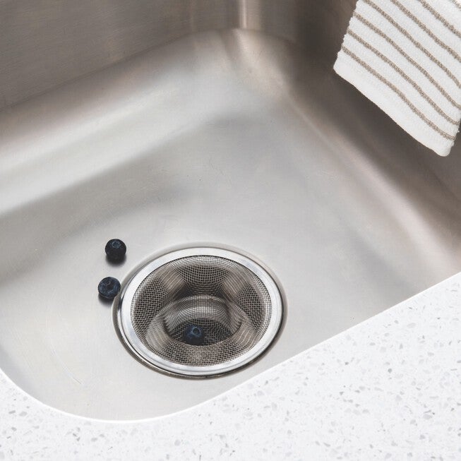 Sink Strainer, Set of 2, STAINLESS STEEL, hi-res image number null