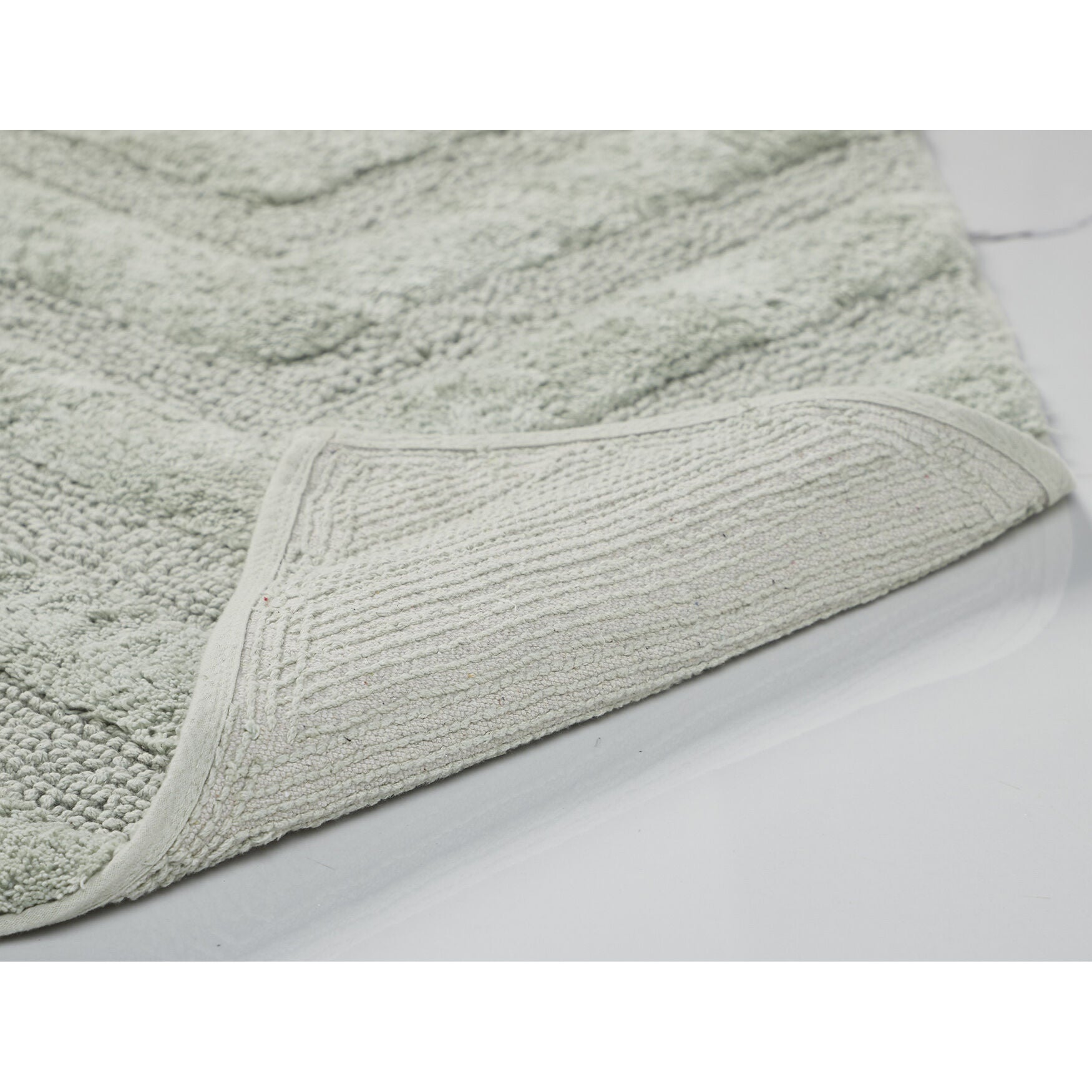 Hugo Collection 100% Cotton 3 Piece (17 inches X 24 inches | 24 inches X 40 inches | 20 inches X 60 inches) Bath Rug Set, , alternate image number 3