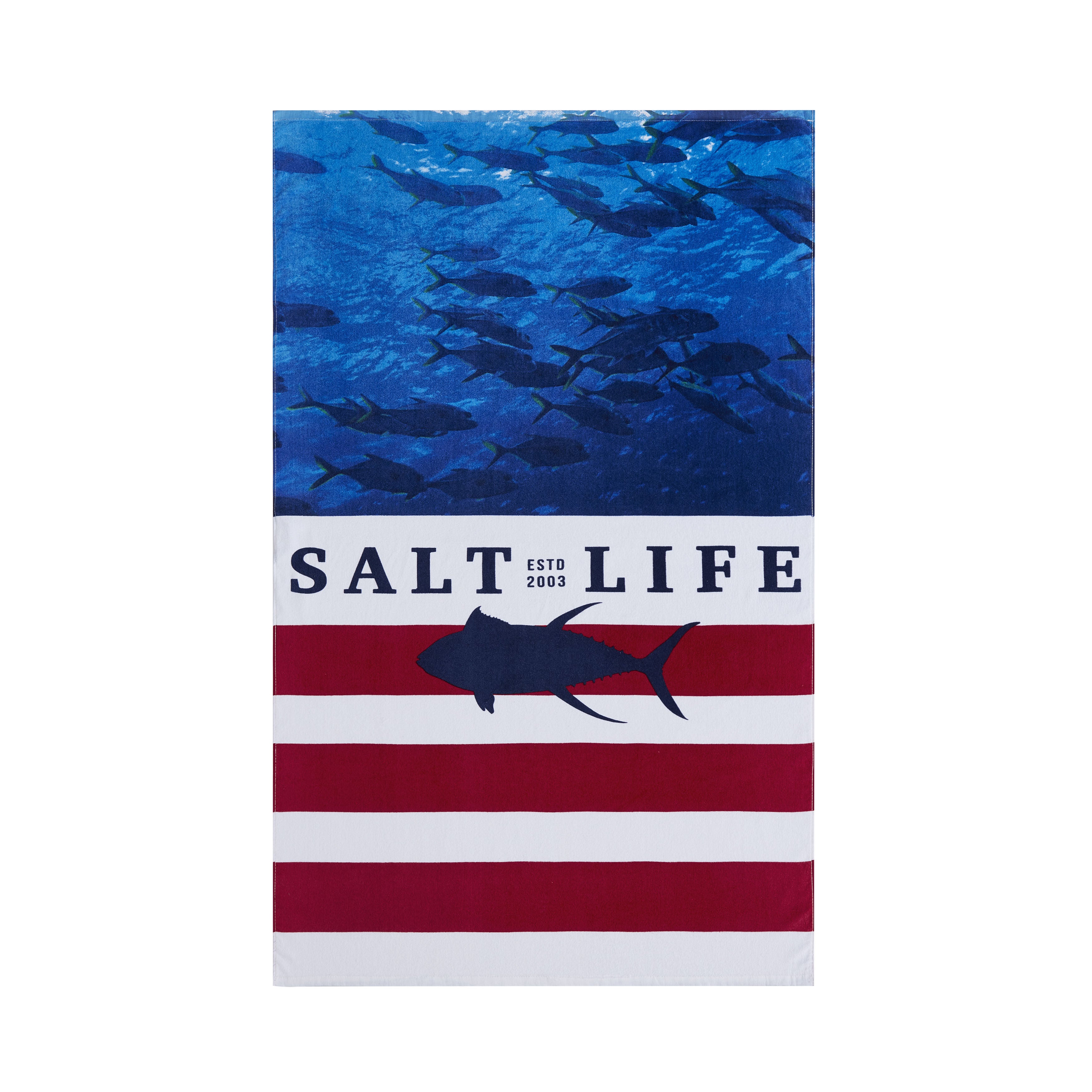 Respect Beach Towel, NAVY, alternate image number 3