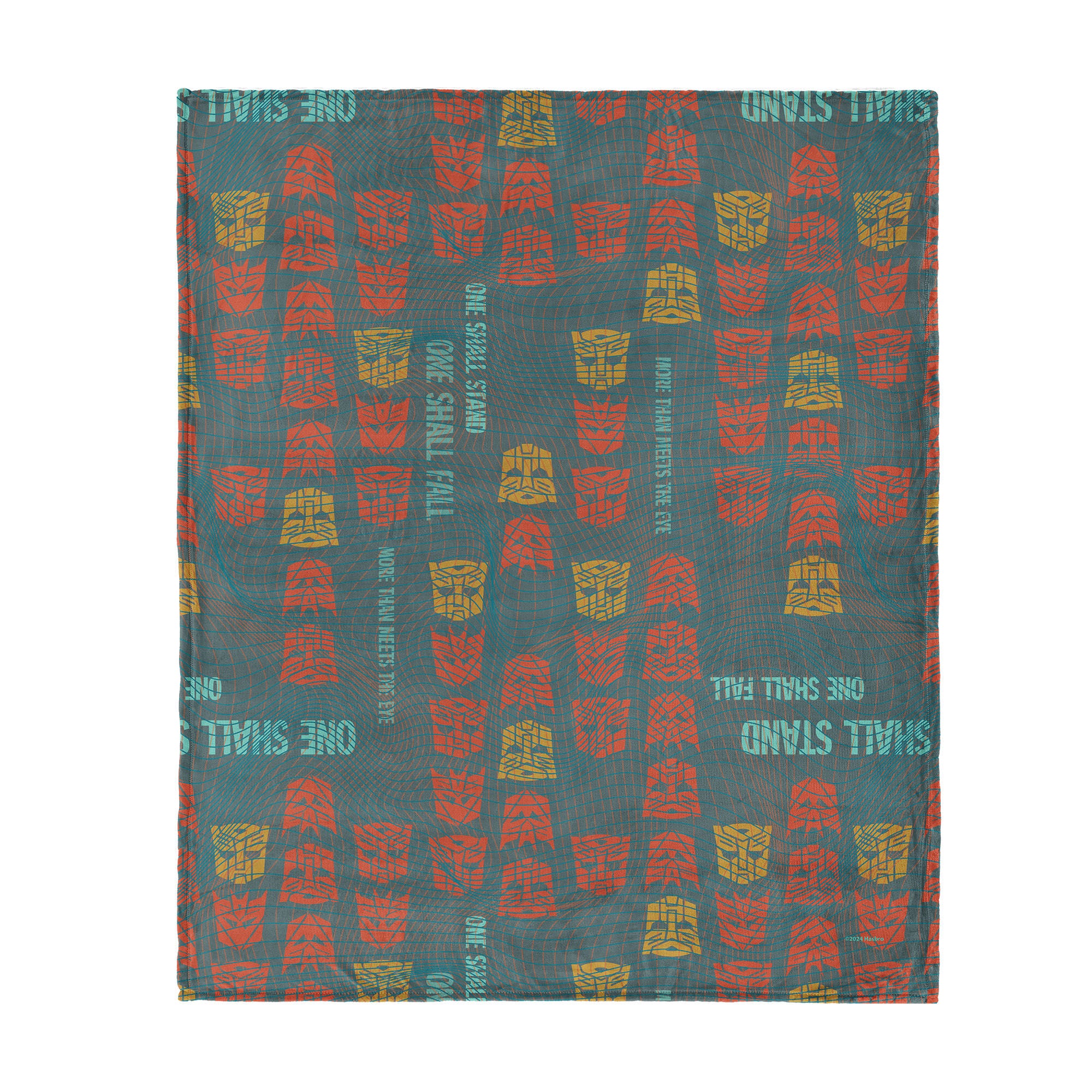 Hasbro Transformers One Shall Stand, One Shall Fall Silk Touch Throw Blanket 40X50 Inches, RED, hi-res image number 0