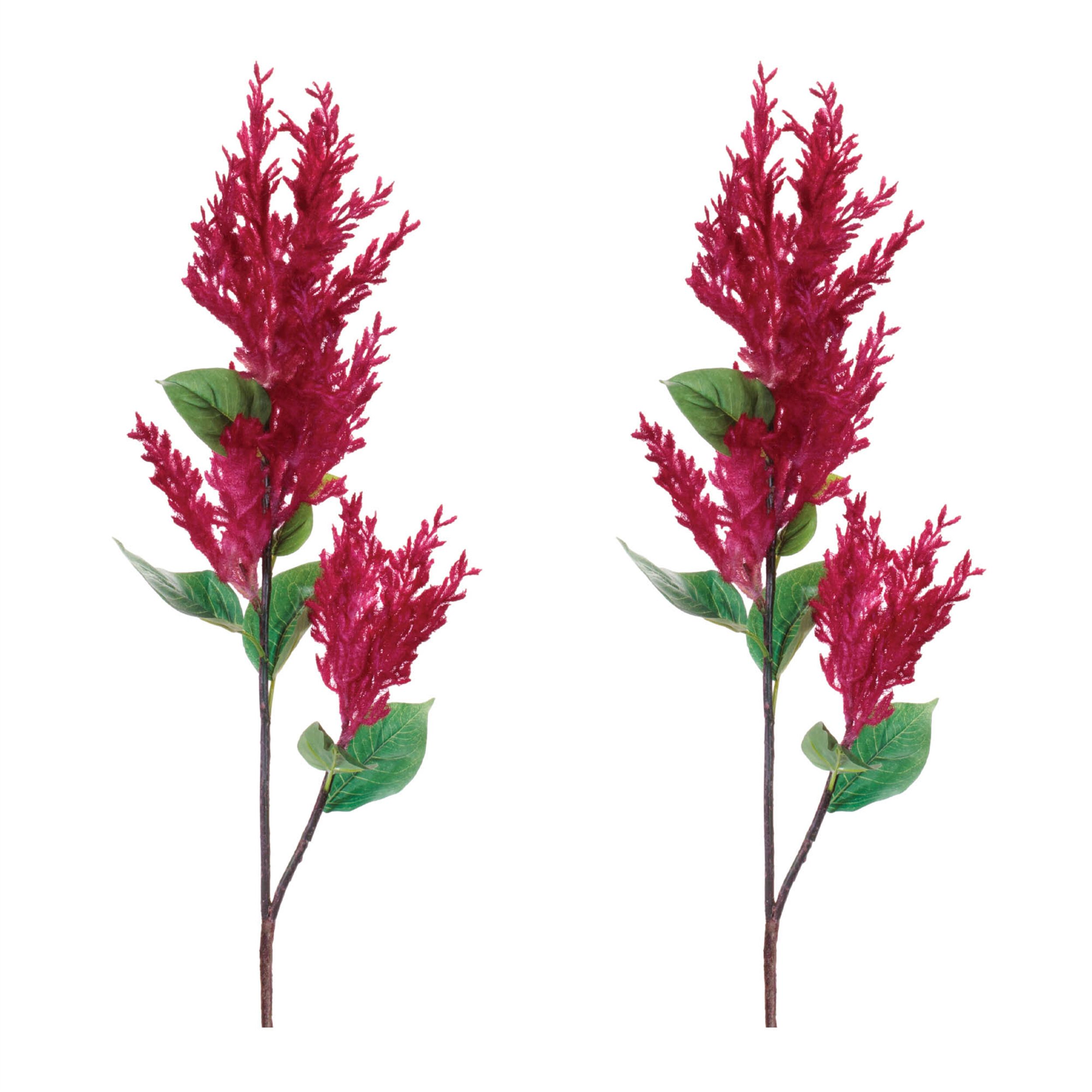 Astilbe Floral Spray Set of 2, RED GREEN, alternate image number 2