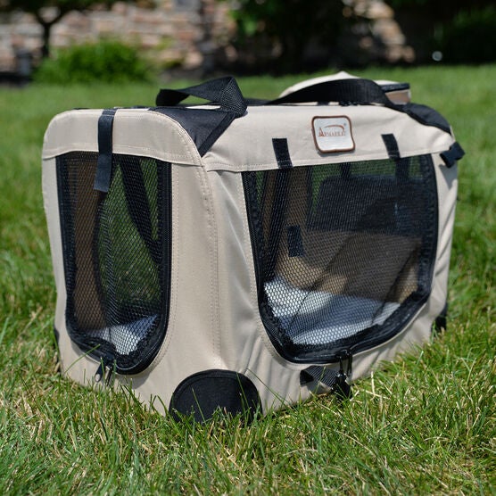 Folding Soft Dog Crate For Dogs And Cats, Pet Travel Carrier, , alternate image number null