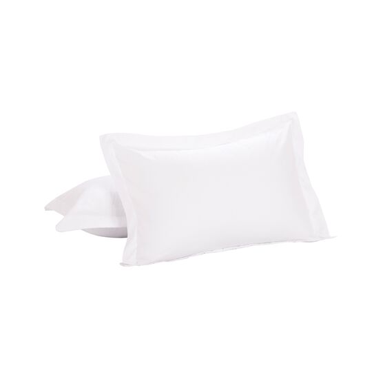 Today's Home Microfiber Tailored 2-Pack Standard Pillow Shams, WHITE, hi-res image number null