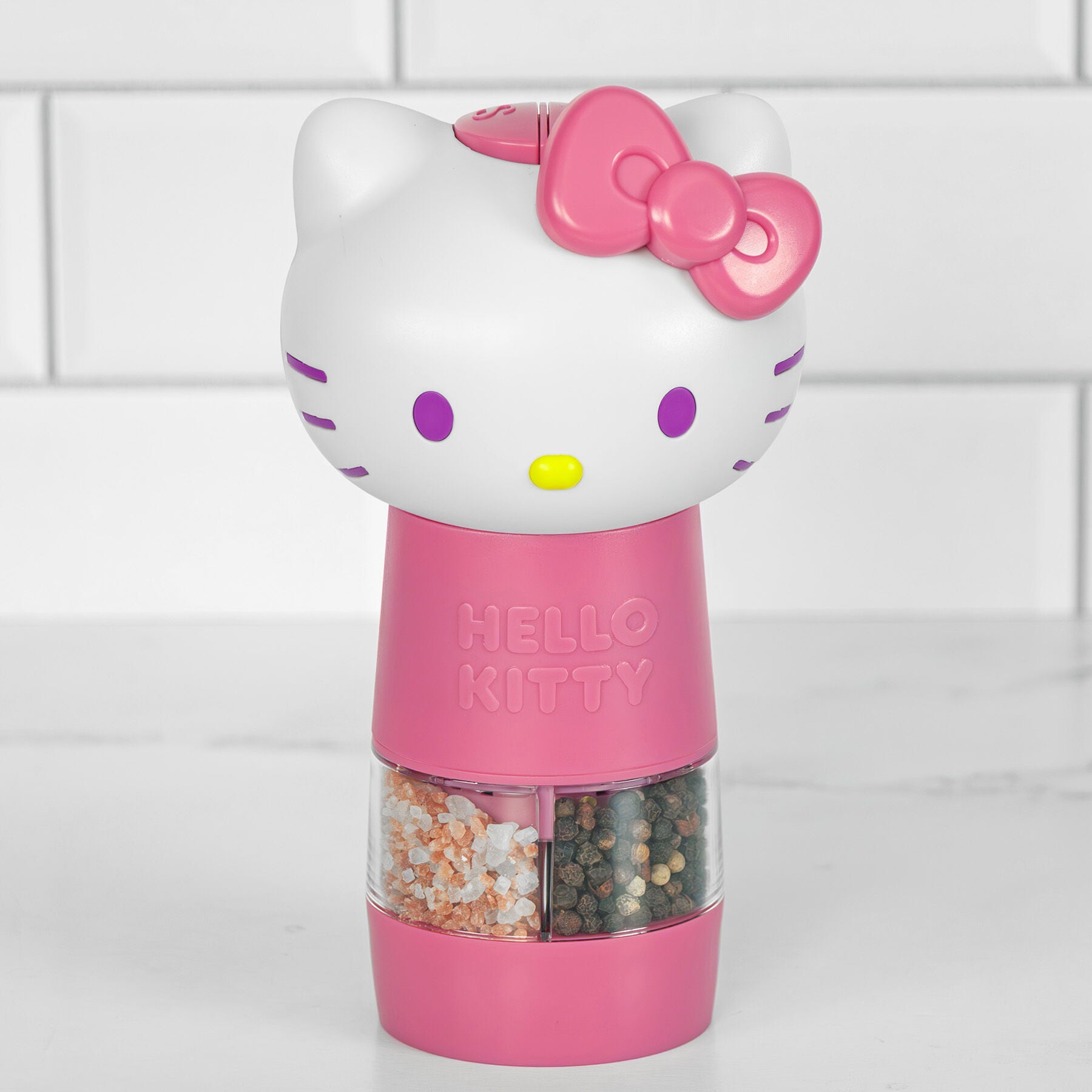 Hello Kitty Salt and Pepper Grinder, PINK, alternate image number 1