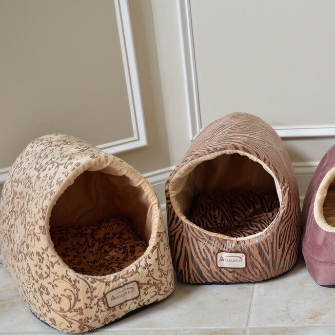 Winter Soft Warm Cat Dog Cave Bed, , alternate image number 4