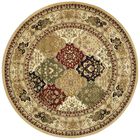 Lyndhurst 221 Multi / Beige 5'-3" X 5'-3" Round Round Rug, MULTI BEIGE, hi-res image number null