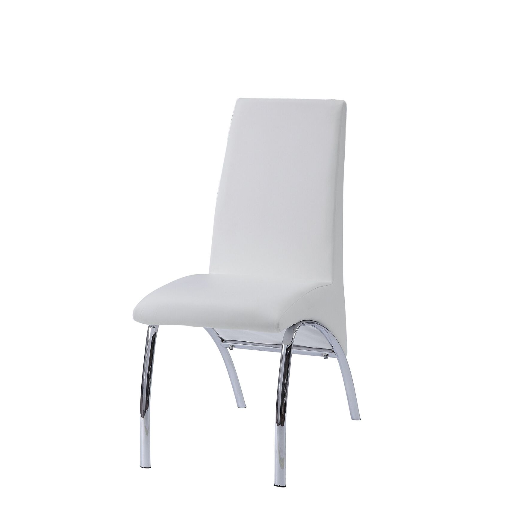 Side Chair (Set-2), WHITE CHROME, hi-res image number 0