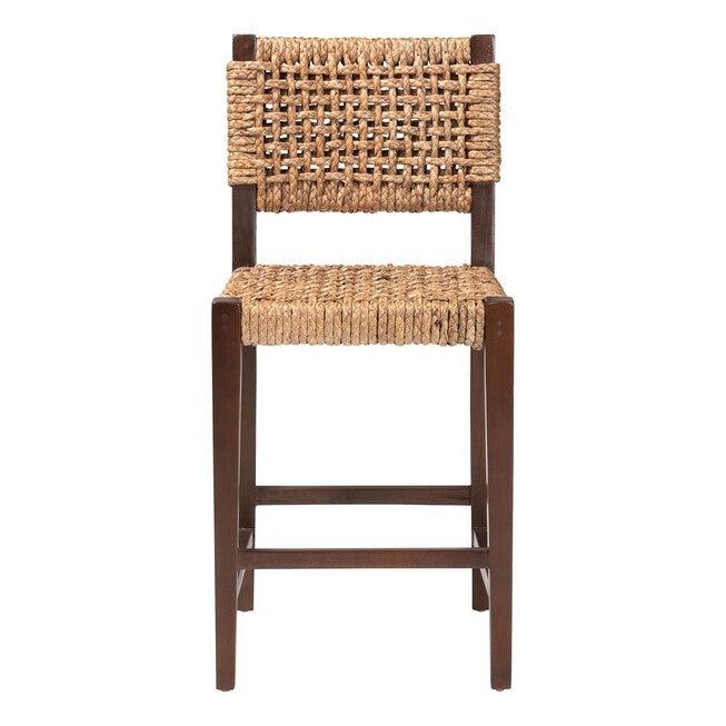 Alise Seagrass Counter Stool, EARTHY BROWN, alternate image number null