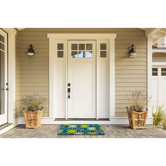 Blue Mosaic Doormat Floor Coverings, , on-hover image number null