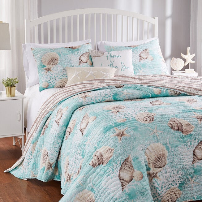 Ocean Turquoise Quilt Set, , alternate image number null