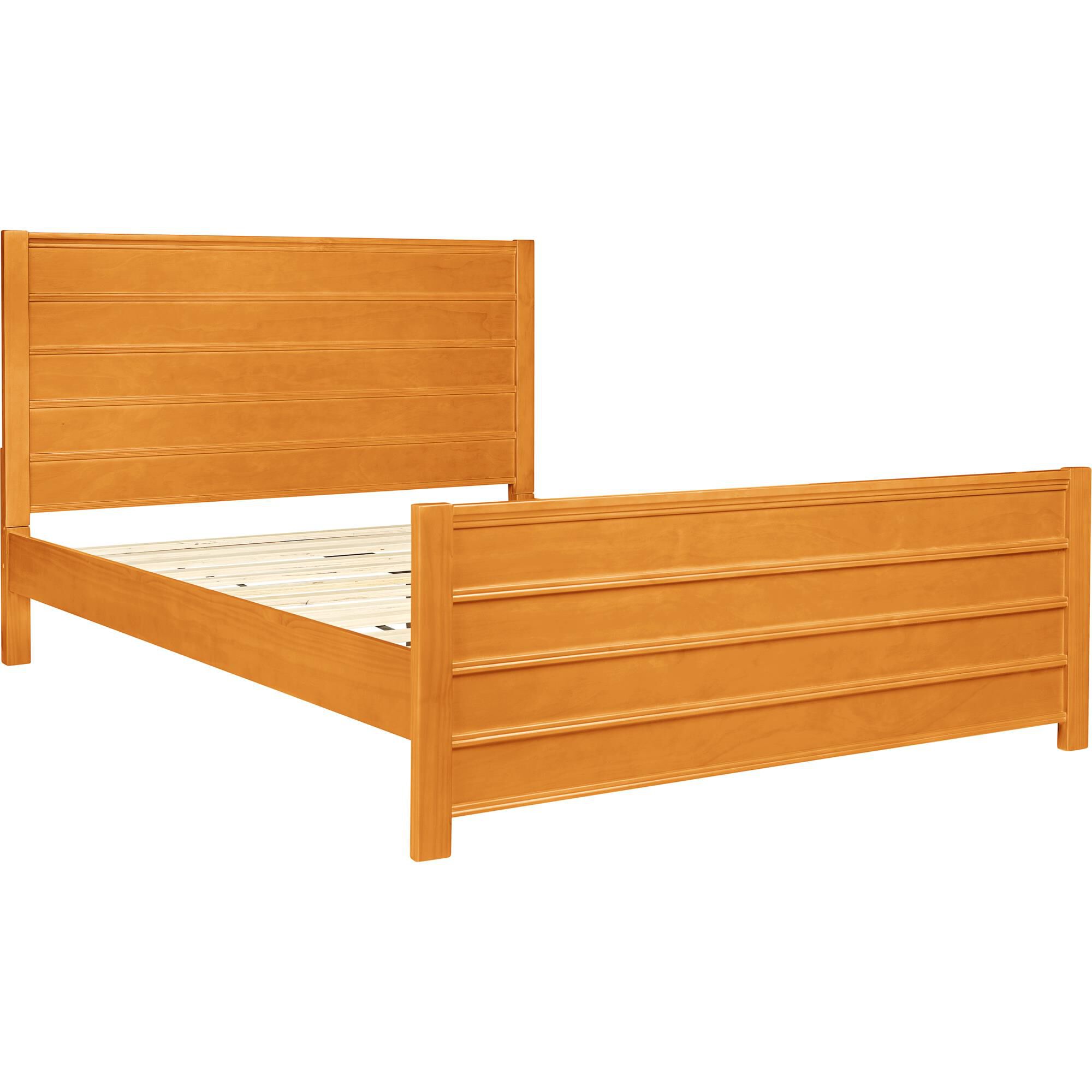 Caroline Wooden Platform Bed in Cherry, King with 2 Nightstands, CHERRY, alternate image number 3