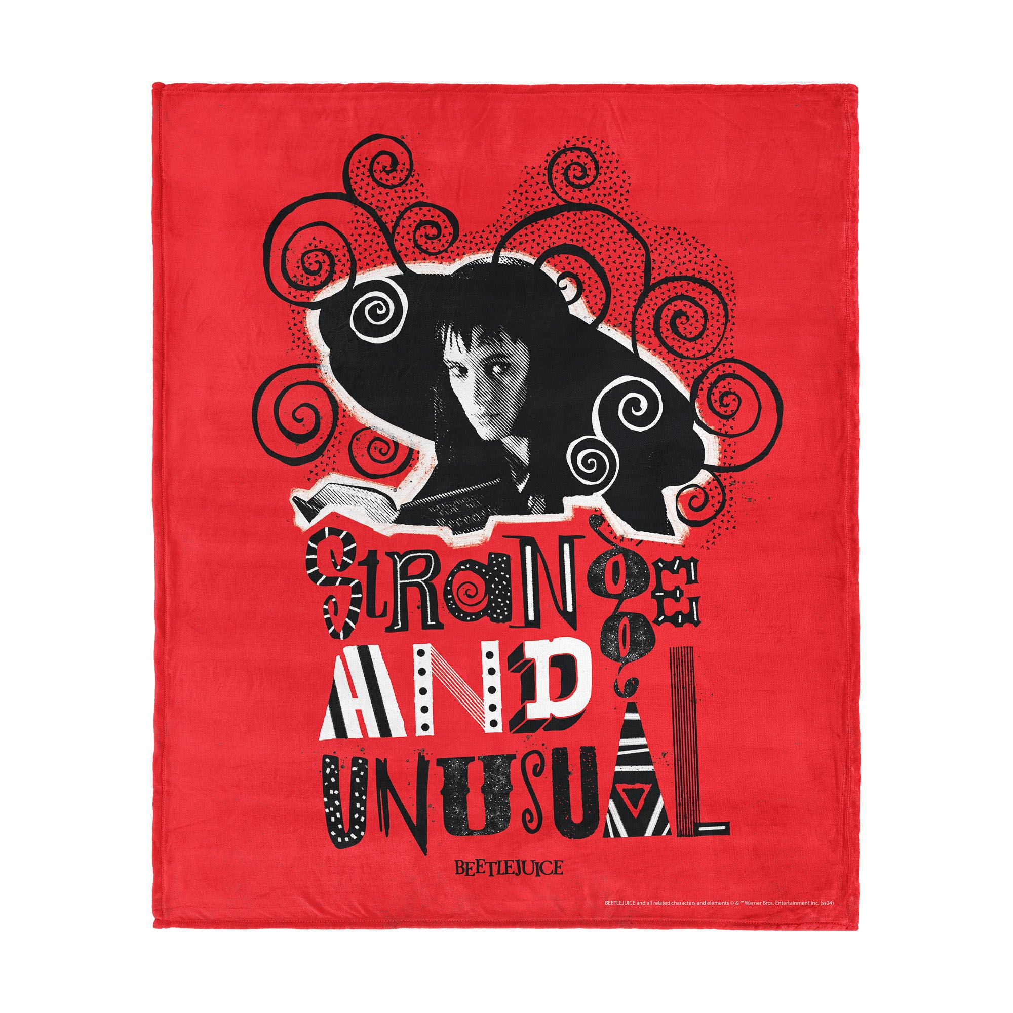 Warner Bros. Beetlejuice So So Strange Silk Touch Throw Blanket 50X60 Inches, BEETLEJUICE, hi-res image number 0