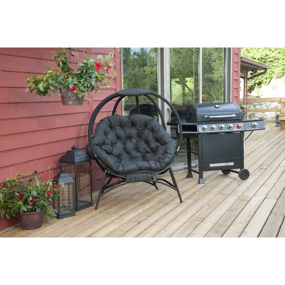 Cozy Ball Chair in Overland Black, BLACK, hi-res image number null