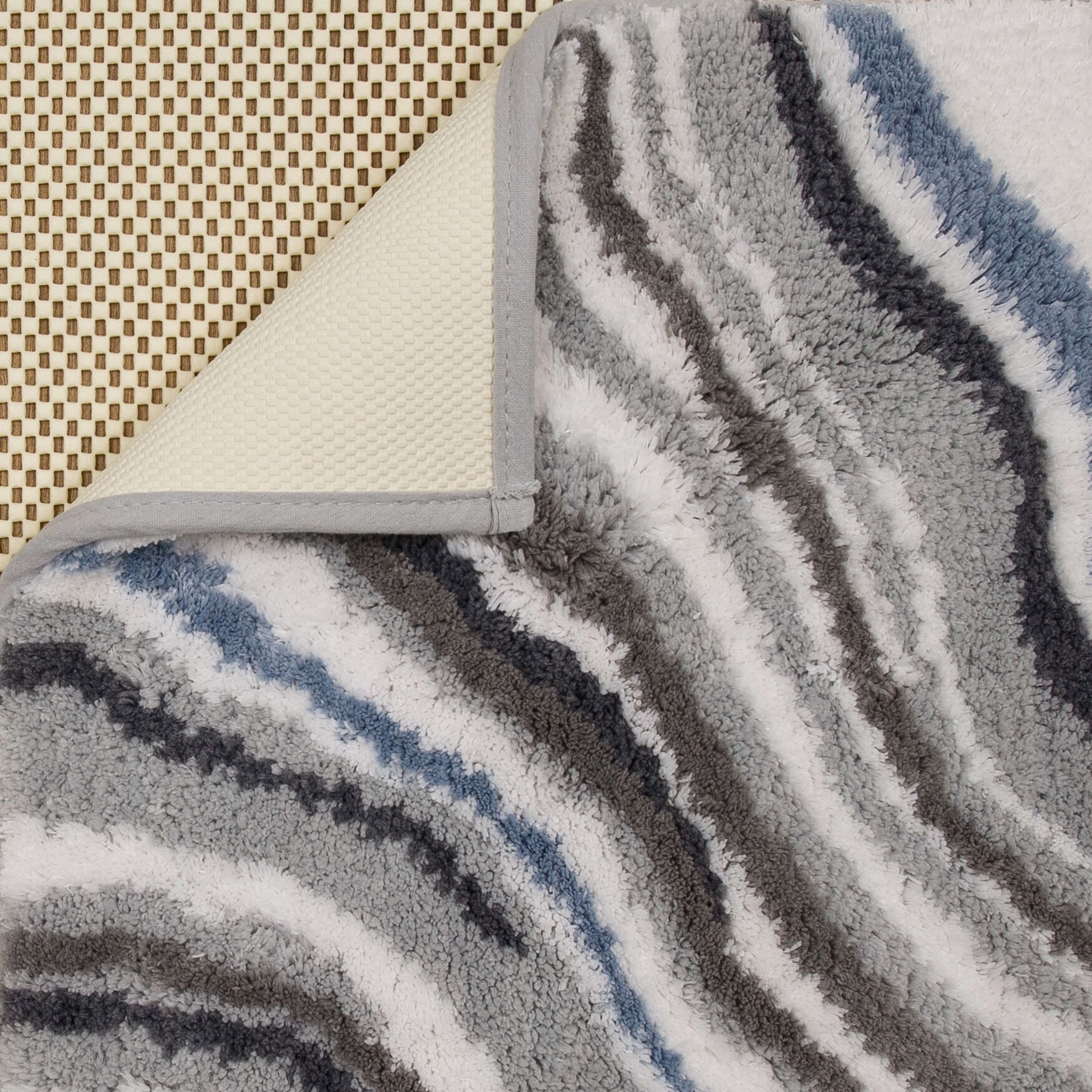 Serpentine Bath Rug, , on-hover image number 1