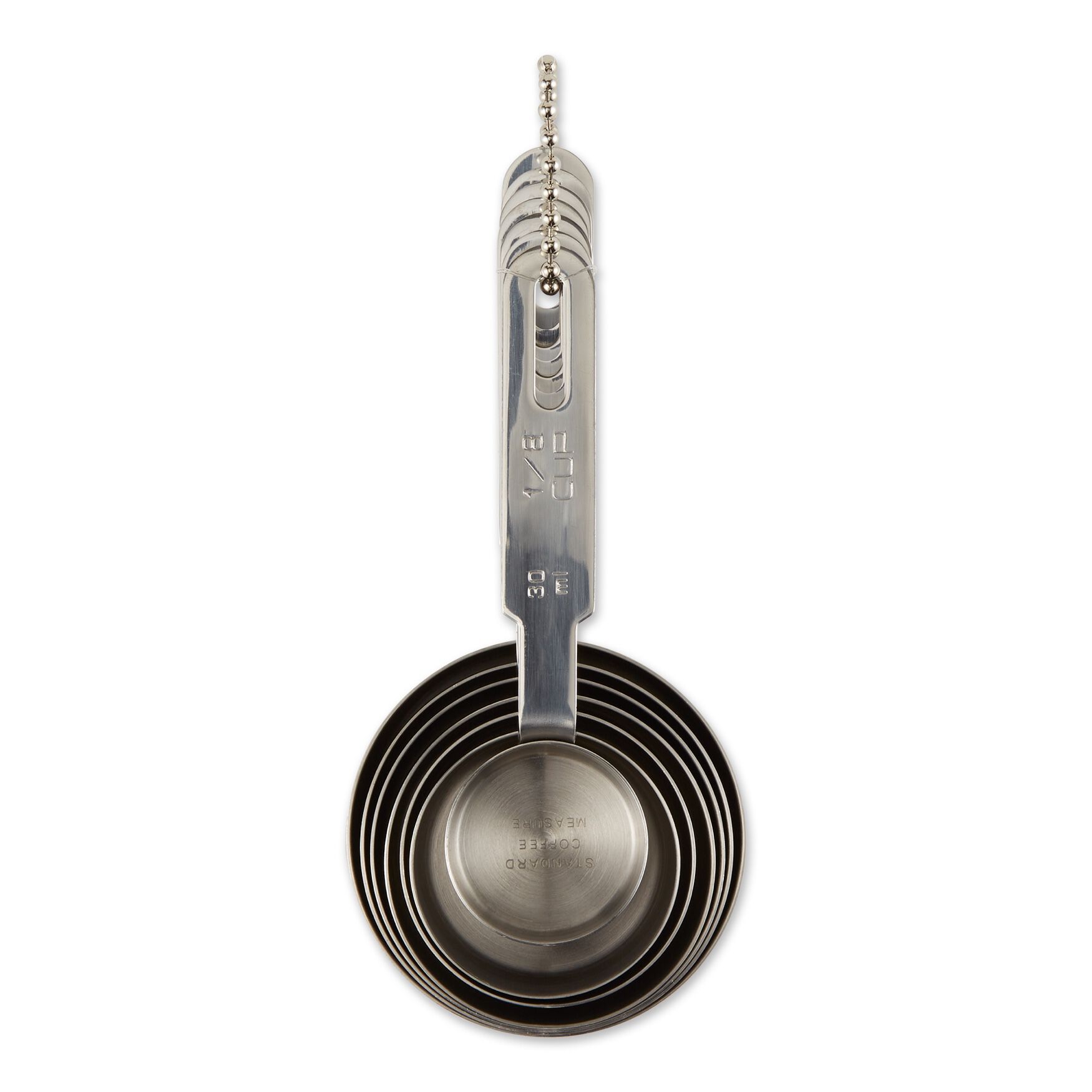 Measuring Cups Stainless Steel, Set 7, , on-hover image number 1