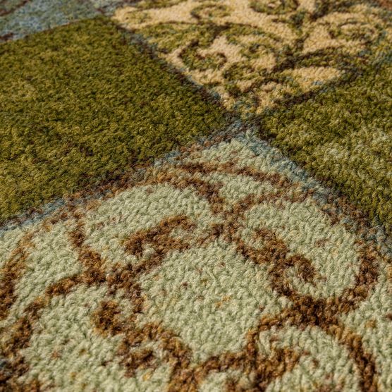 Floral Tile Blue Spa 1' 8" X 3' 9", , alternate image number null