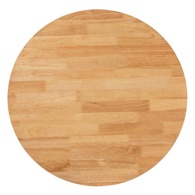 Kenji Modern Natural Brown Finished Wood 34-Inch-Wide Round Wood Dining Table, , alternate image number 9