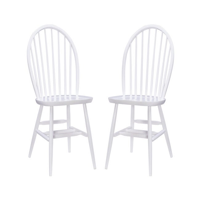 Erica Dining Chair White Set of 2, , alternate image number null