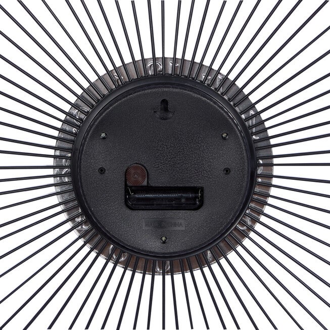 Silver Metal Modern Wall Clock, , alternate image number null