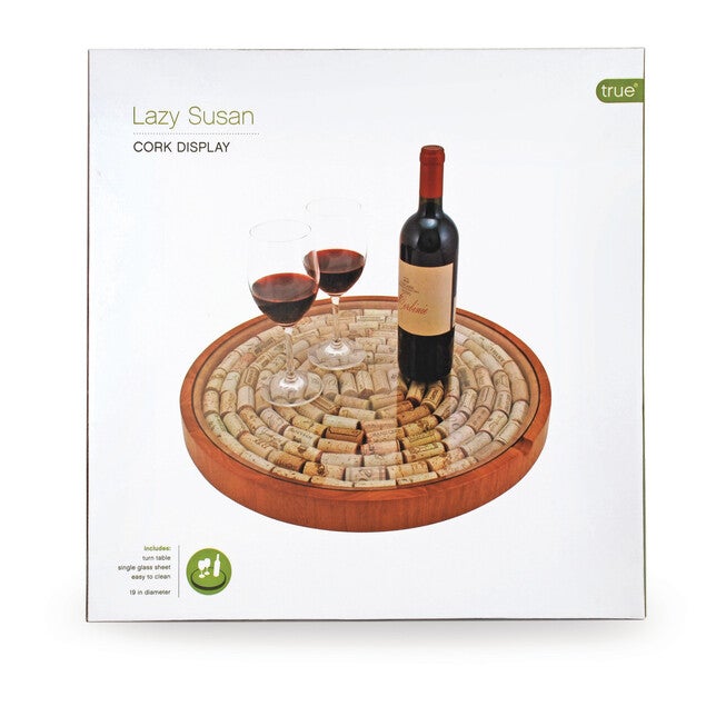 Lazy Susan Cork Display By True, , alternate image number null